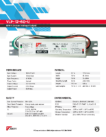 Datasheet – VLP-12-60-U