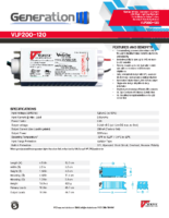 Datasheet  – VLP200-120