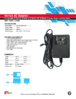 Datasheet – Ventex AC Adapter