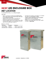 Datasheet – LED Enclosure Box (Wet Location)